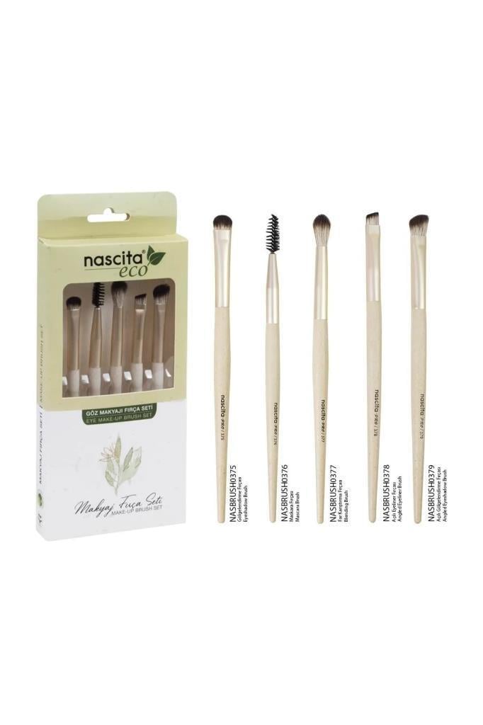 Nascita Eco Eye Make Up Brush 5 Li Makyaj Fırça Seti