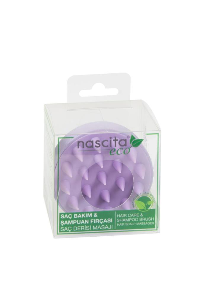 Nascita Eco Saç Bakım&Şampuan Fırçası-Mor 
