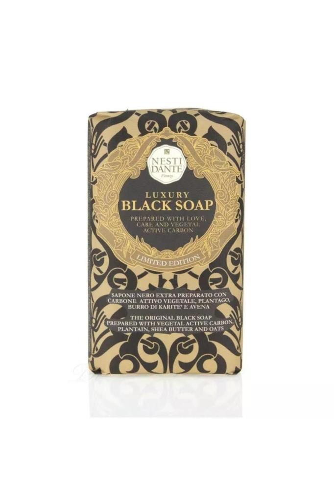 Nesti Dante Luxury Black Canlandırıcı&Sıkılaştırıcı Aktif Karbon Katı Sabun 250 gr