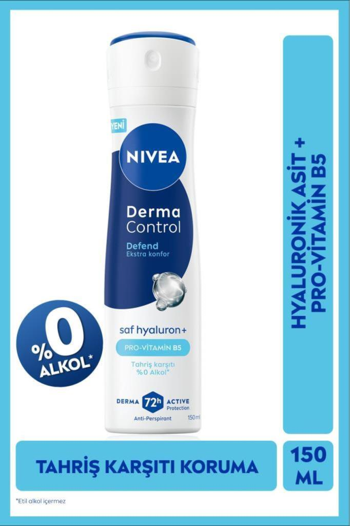 Nivea Derma Control Defend 150 ml Kadın Deodorant Spreyi