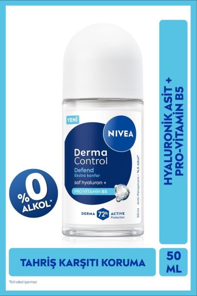 Nivea Derma Control Defend Kadın Roll-On Deodorant 50 ml