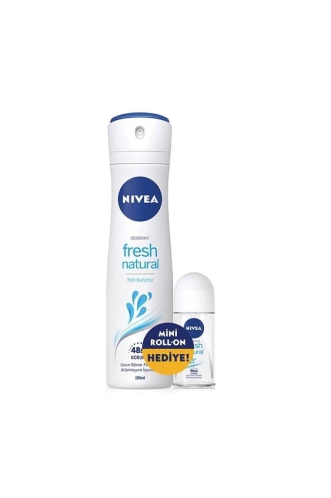 Nivea Fresh Naturel Deodorant Sprey 150 ml+ Roll-on 25 ml 