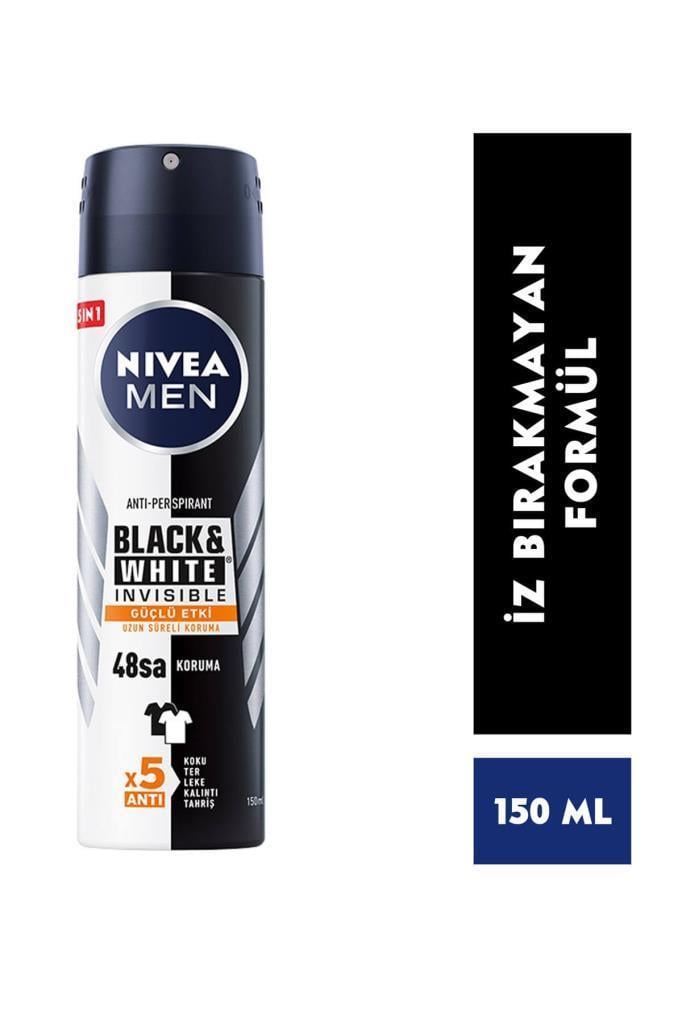 Nivea Men Black&White Güçlü Etki Sprey Deodorant 150 ml