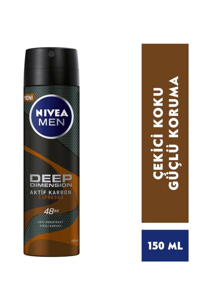 Nivea Men Deep Dimension Espresso Deodorant 150 ml