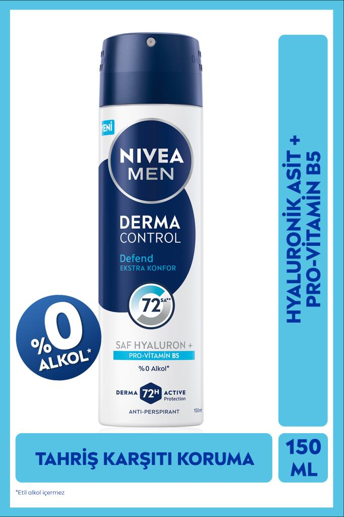 Nivea Men Derma Control Defend Erkek Deodorant Spreyi 150 ml