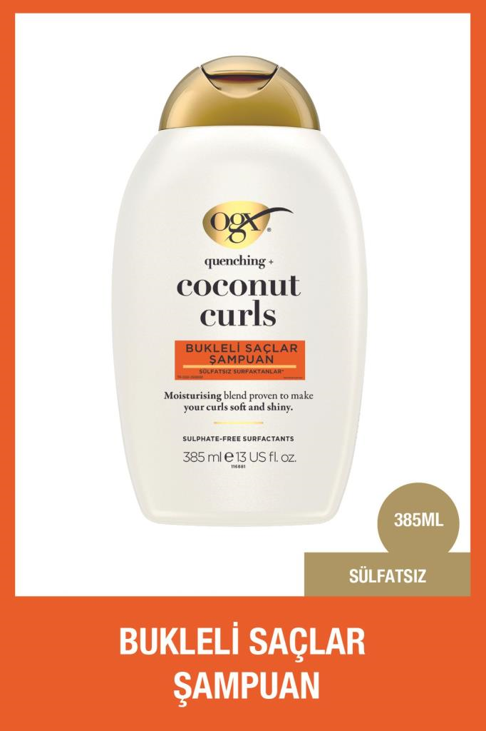 OGX Coconut Curls Bukleli Saçlar Şampuan 385 ml