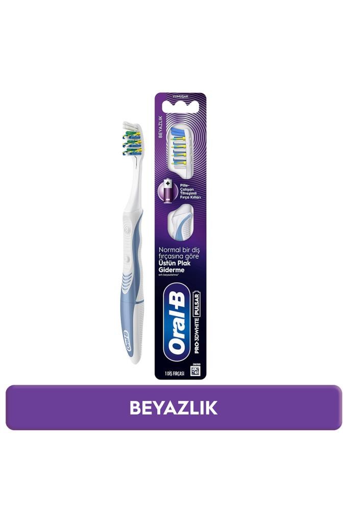 Oral-B Pro-3DWhite Pulsar Beyazlık Pilli Diş Fırçası