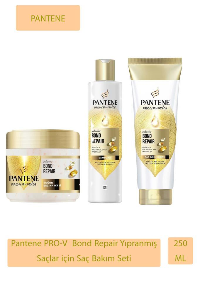 Pantene PRO-V  Bond Repair Yıpranmış Saçlar için Saç Bakım Seti 250 ml