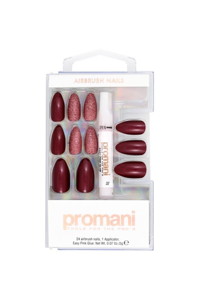 Promani Takma Tırnak Kiti-Bordo 5660
