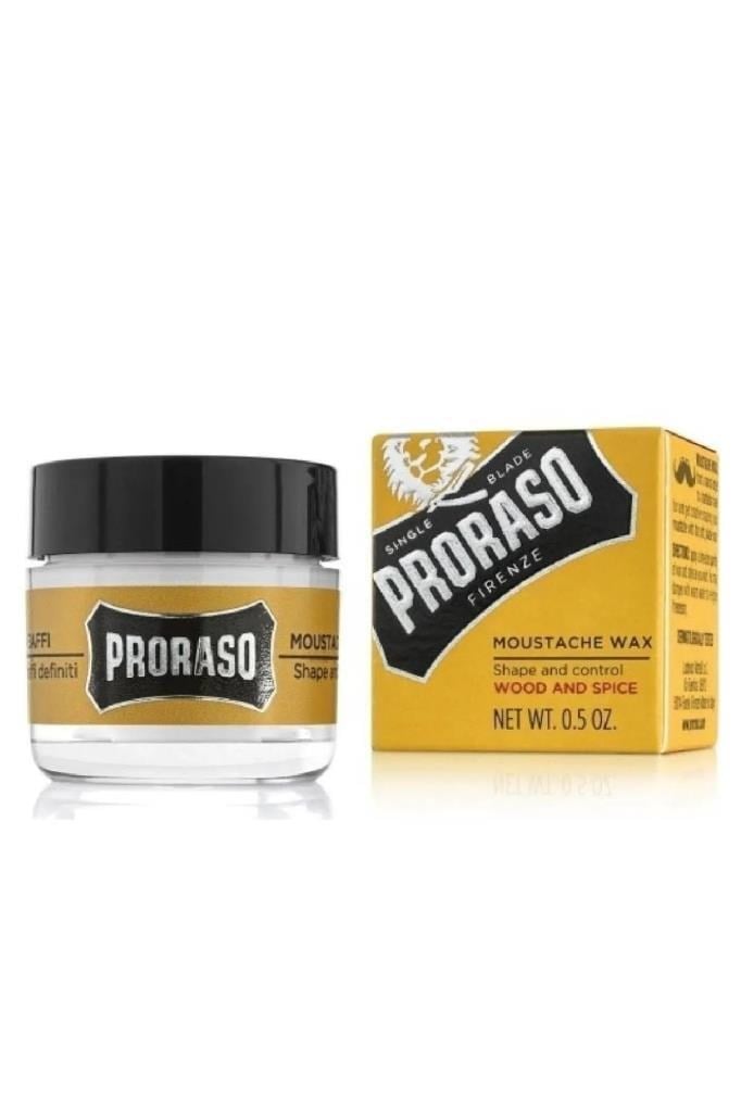 Proraso Moustache Wax Wood And Spice 15 ml Bıyık Şekillendirici Wax