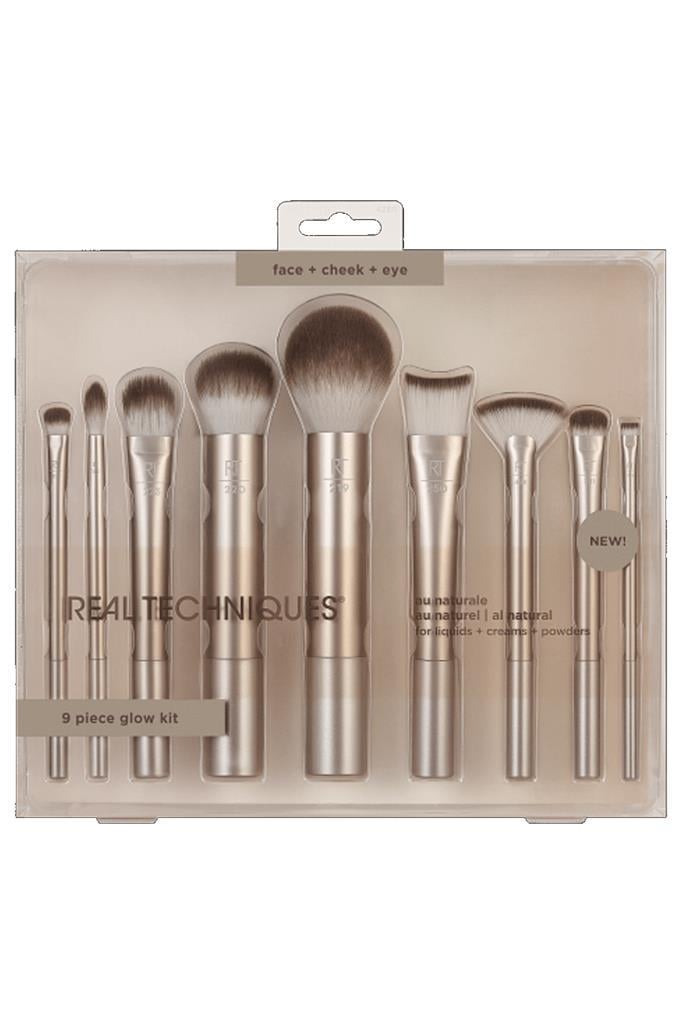 Real Techniques Al Natural 9 Piece Glow Kit -RT4266 Makyaj Fırça Seti