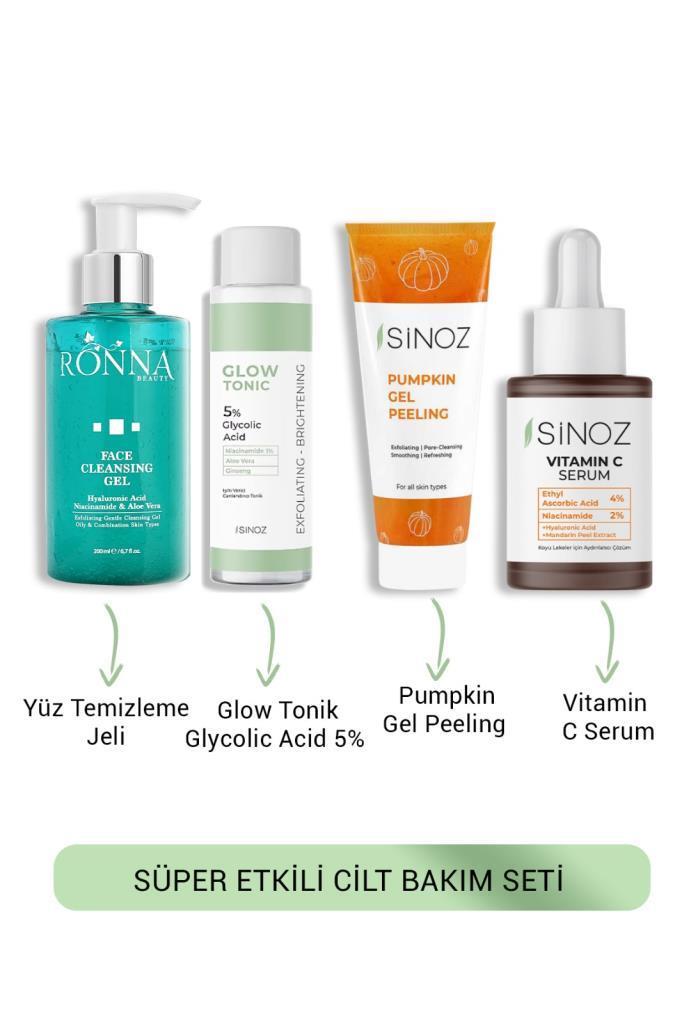 Ronna Beauty+Sinoz Süper Etkili Cilt Bakım Seti