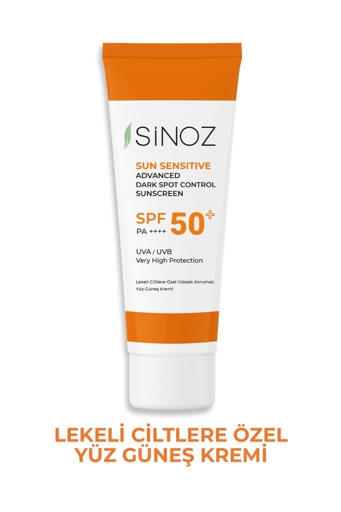 Sinoz Lekeli Ciltler SPF50+Yüz Güneş Koruyucu Krem 50 ml