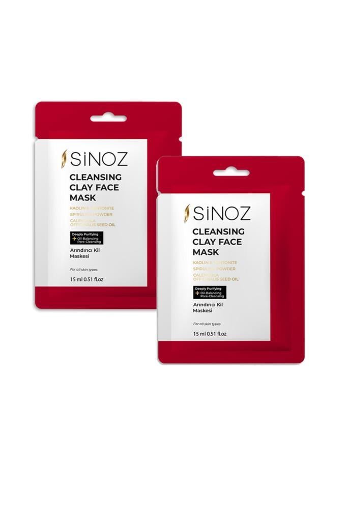 Sinoz Tek Kullanımlık 15 ml Yüz Bakım Maskesi x2 Adet