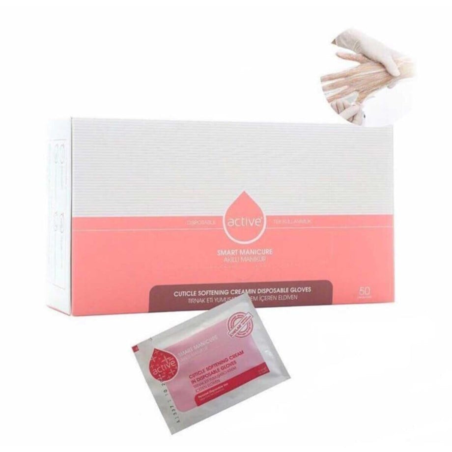 ACTİVE TEK KULLANIMLIK AKILLI MANİKÜR ELDİVENİ - 50'Lİ KUTU