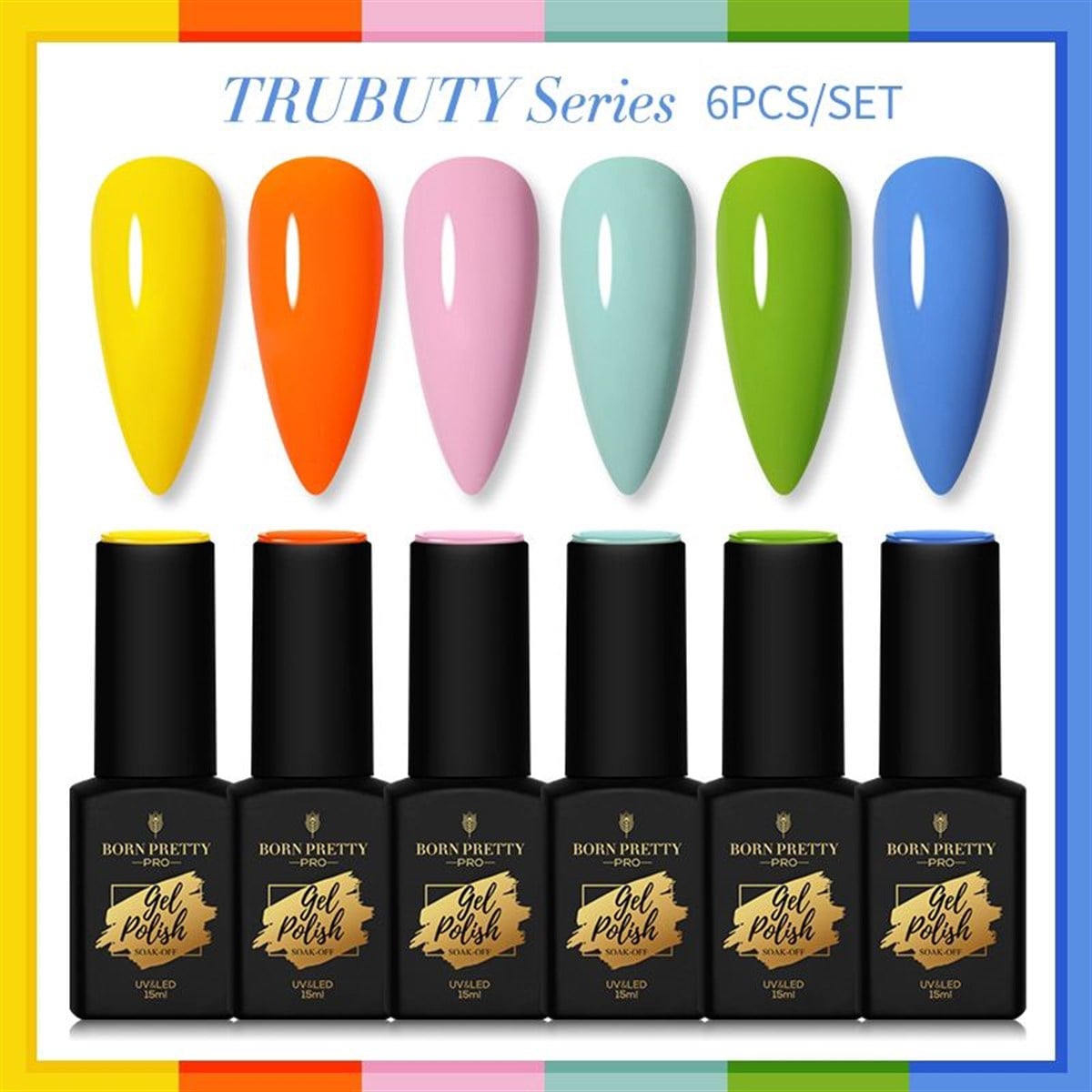 BORN PRETTY PRO 6 'LI KALICI OJE SETİ 