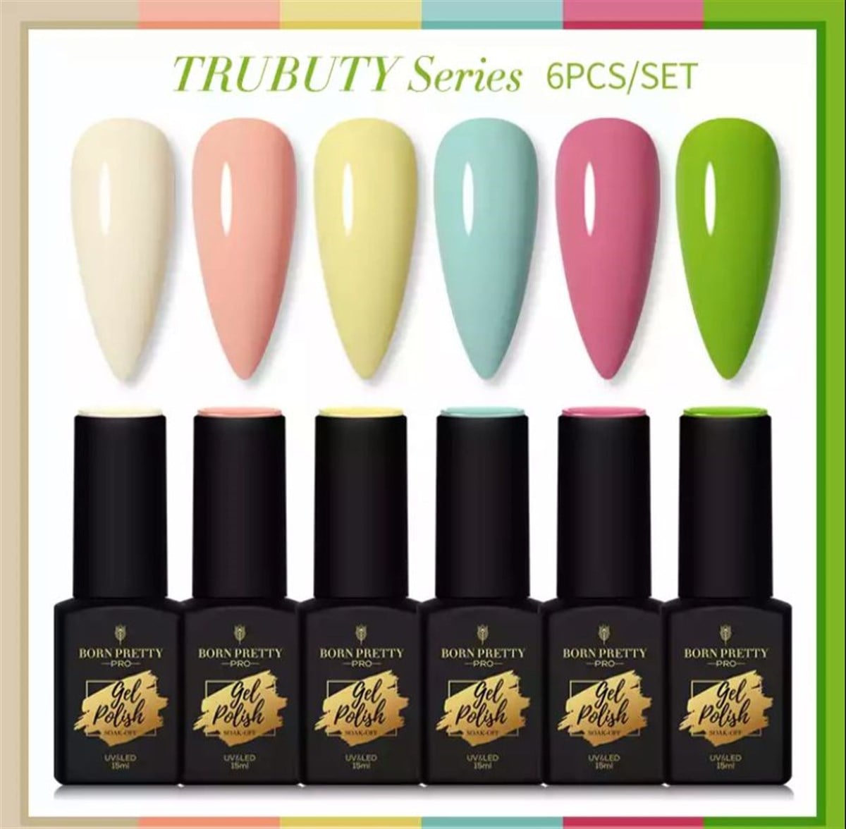 BORN PRETTY PRO 6 'LI KALICI OJE SETİ 