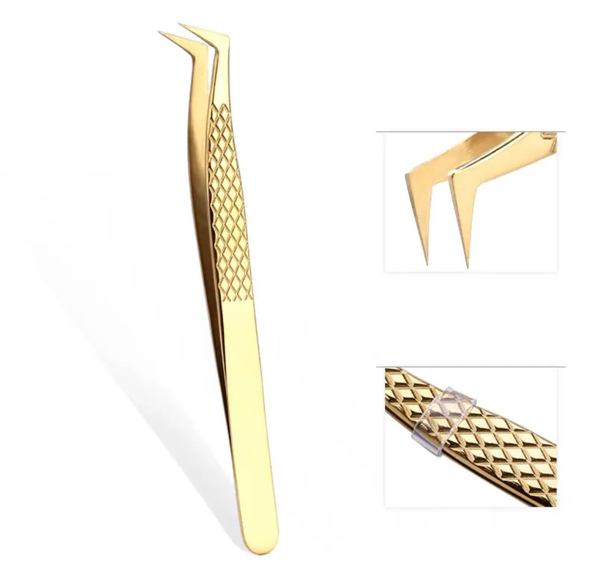 ELLEA GOLD  L MODEL İPEK KİRPİK CIMBIZI 