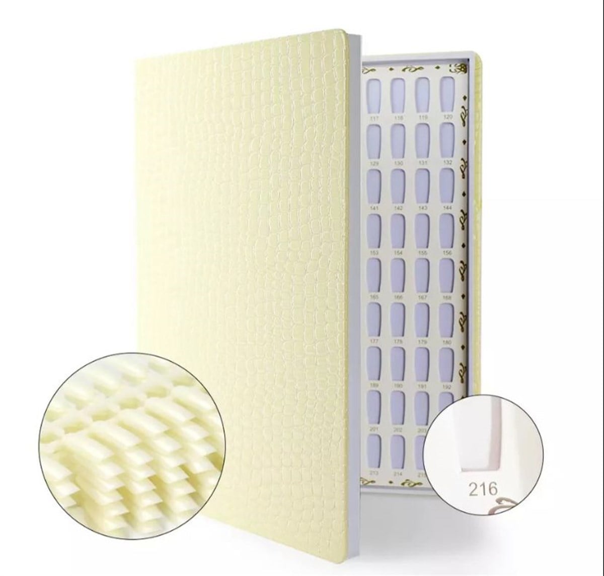 ELLEA NAİL 216 'RENK ALAN KİTAP KATALOG KARTELA & 240 RENK KATALOG RENK  TIRNAĞI 