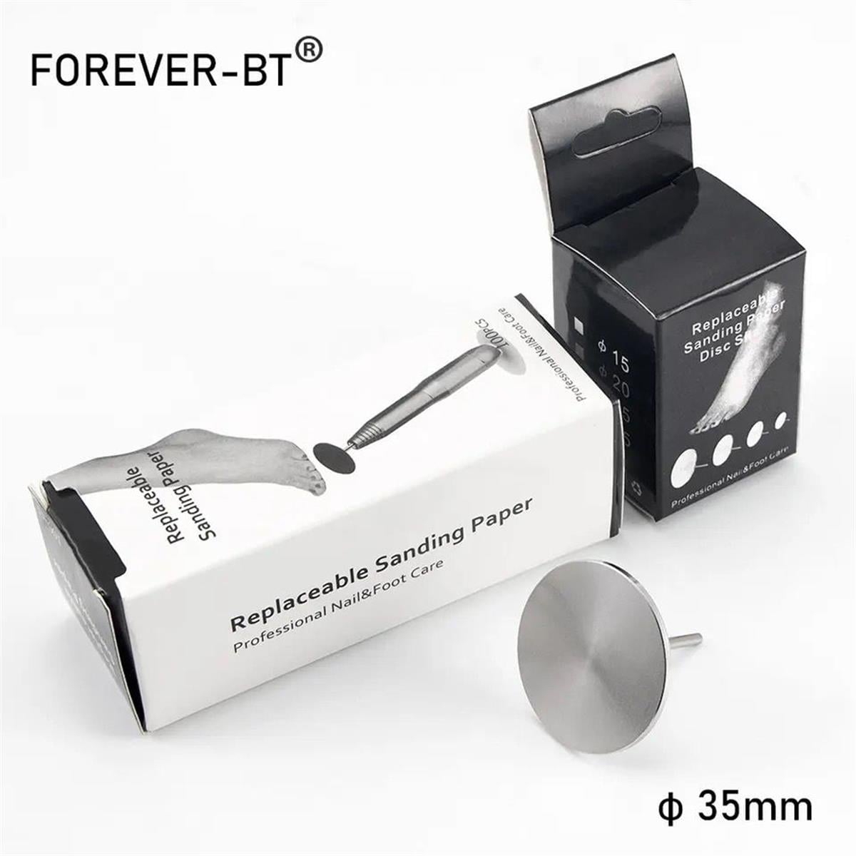 ELLEA NAİL 35 MM METAL BAŞLIK VE 100'LÜ ZIMPARA YEDEĞİ PODODİSK SETİ 