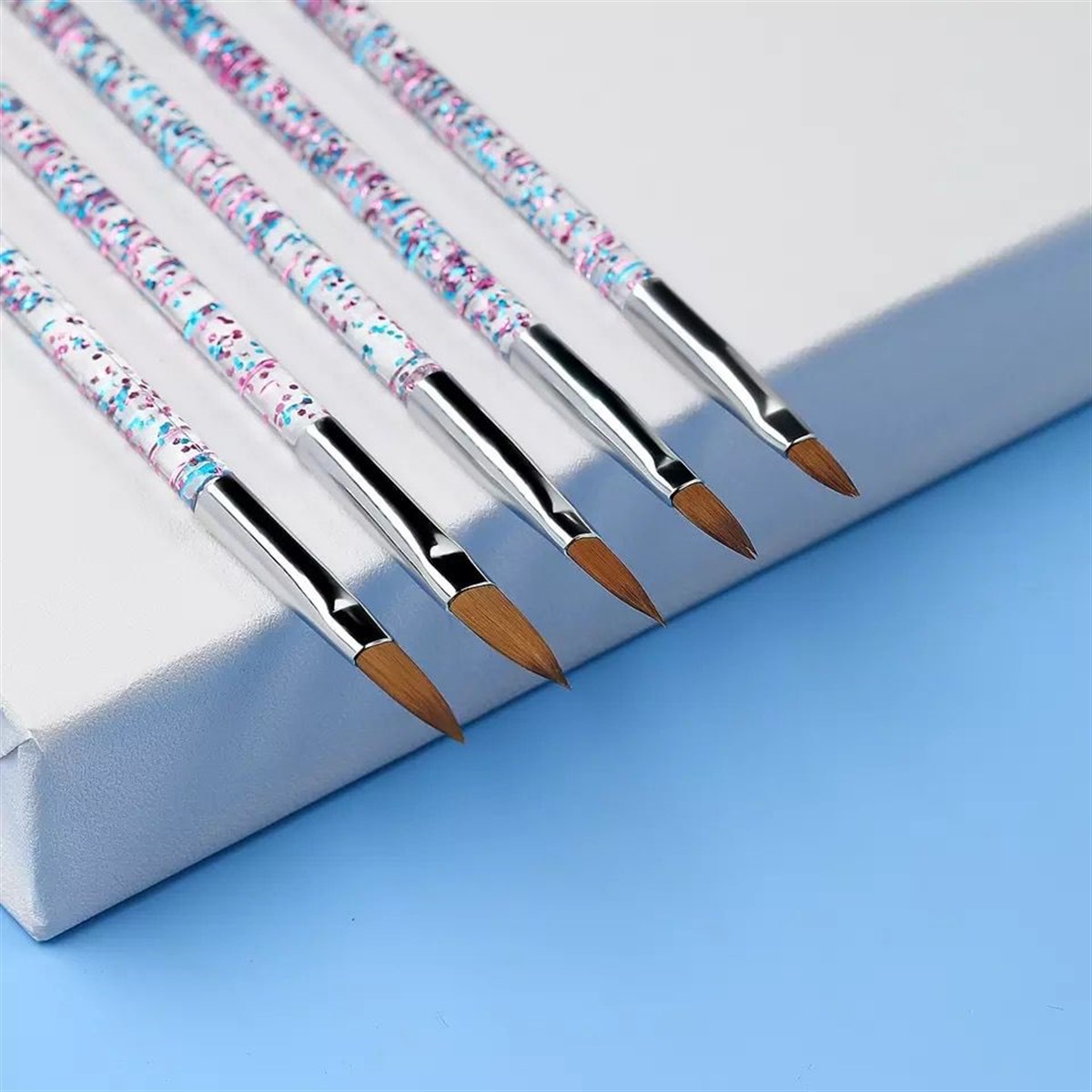 ELLEA NAİL 5 'Lİ  AKRİLİK FIRÇA SETİ 