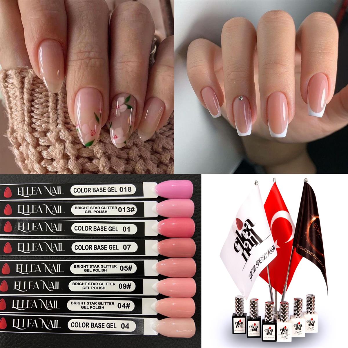 ELLEA NAİL 9'LU COLOR BASE GEL SETİ