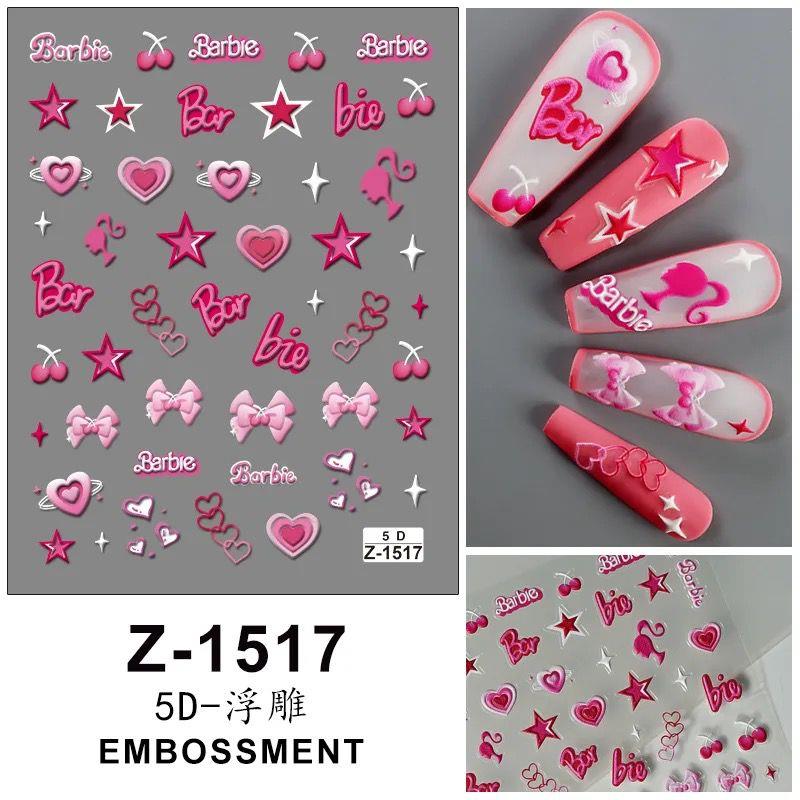 ELLEA NAIL BARBIE STICKER 1517