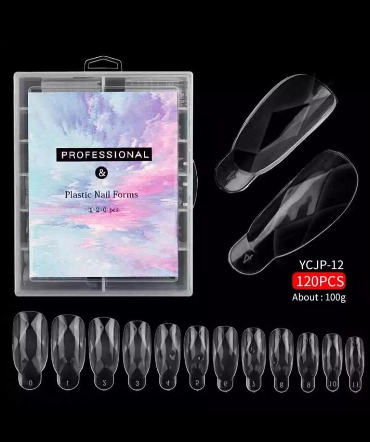 ELLEA NAİL POLY GEL KALIP FORM OVAL 