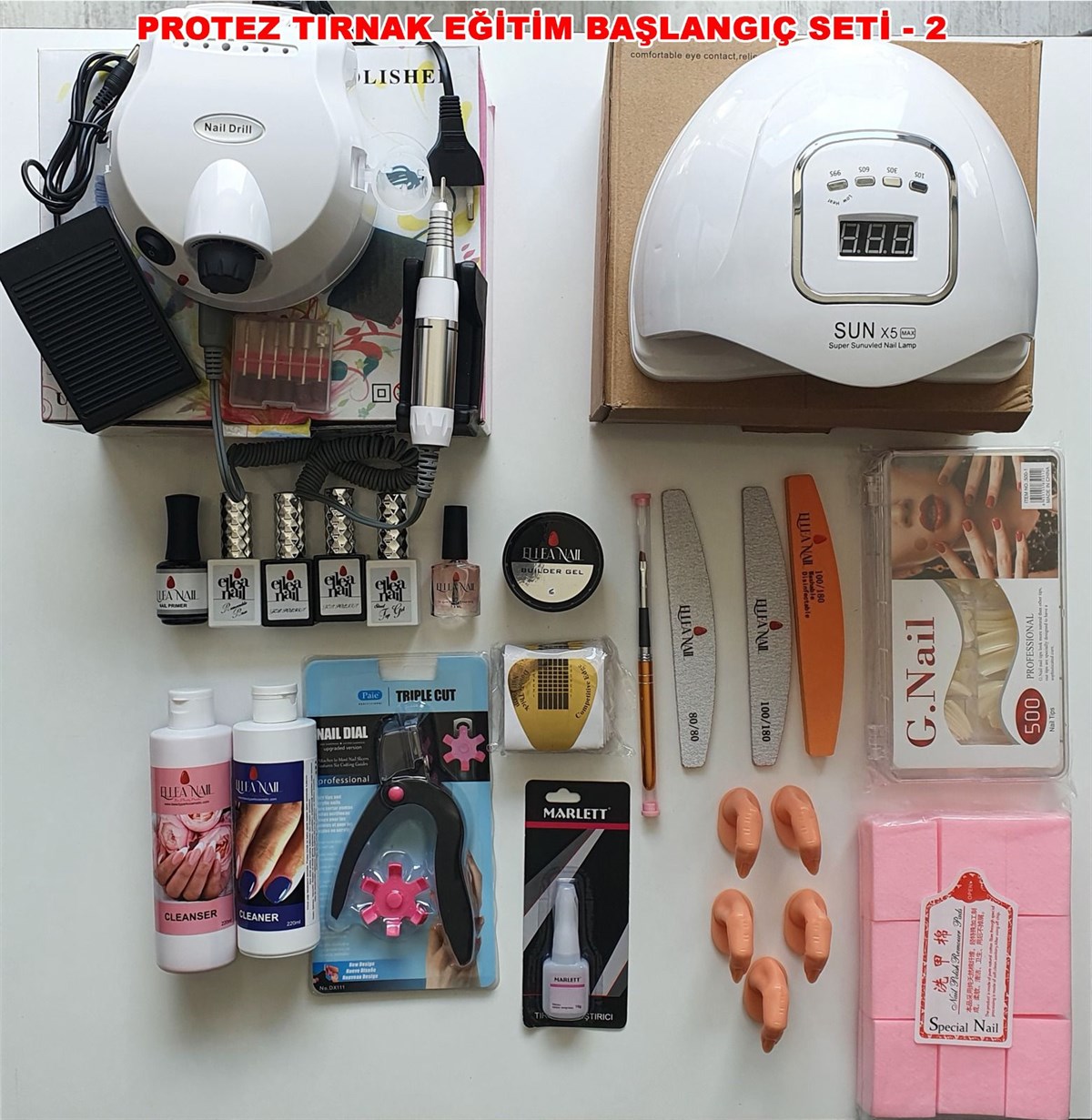 ELLEA NAİL PROTEZ TIRNAK EĞİTİM BAŞLANGIÇ SETİ 2