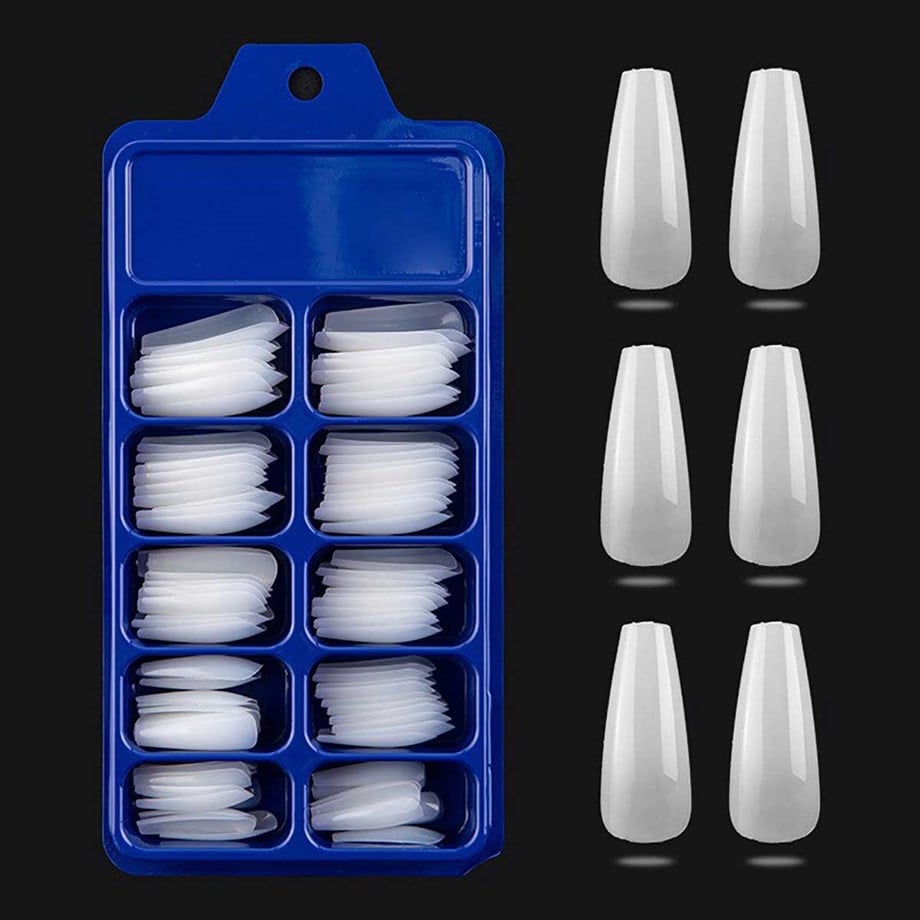 ELLEA NAIL TAKMA TIRNAK KEMİK RENGİ 100 ADET