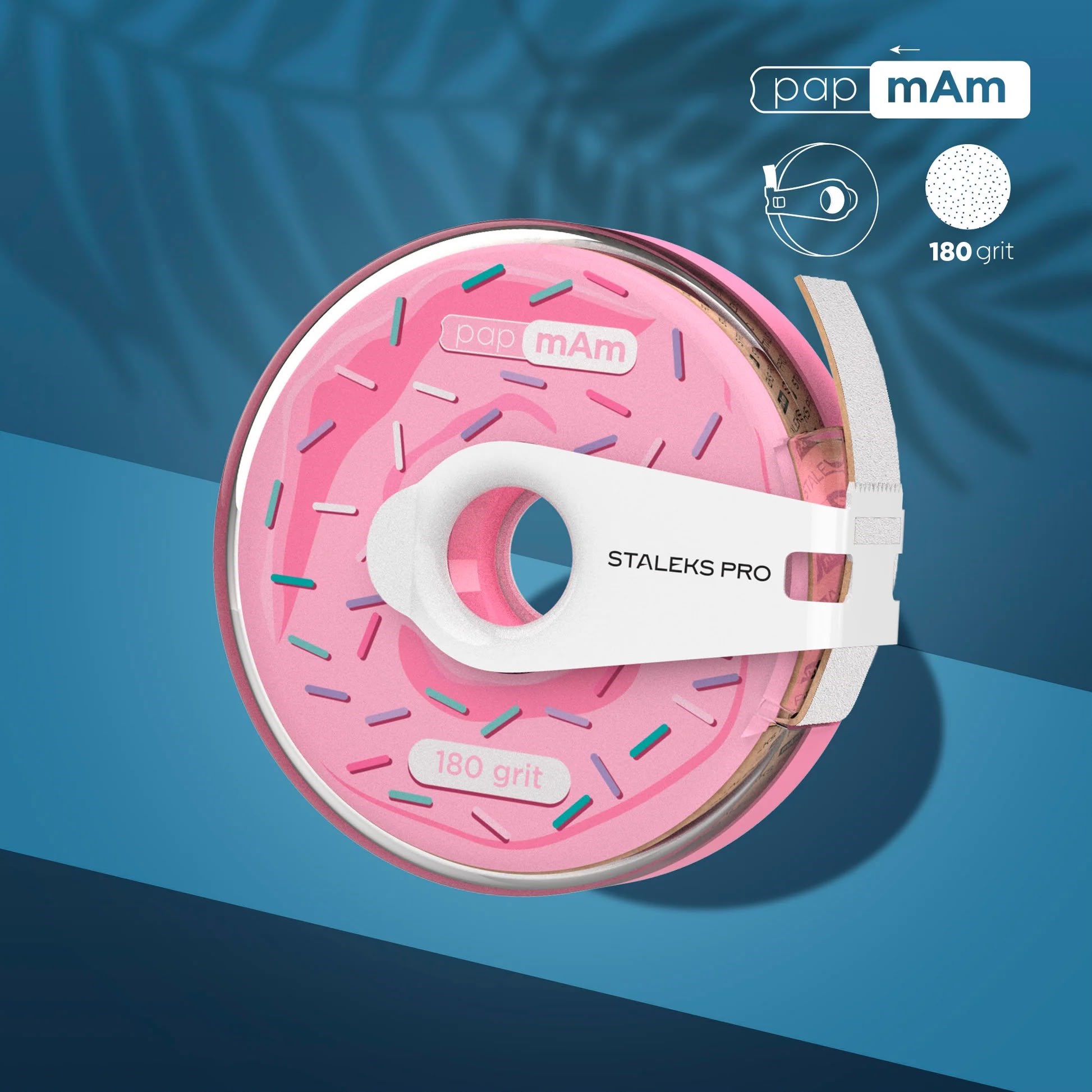 EXPERT DONUT PAPMAM DÜZ TÖRPÜLER İÇİN YEDEK ZIMPARA 180 GRİT