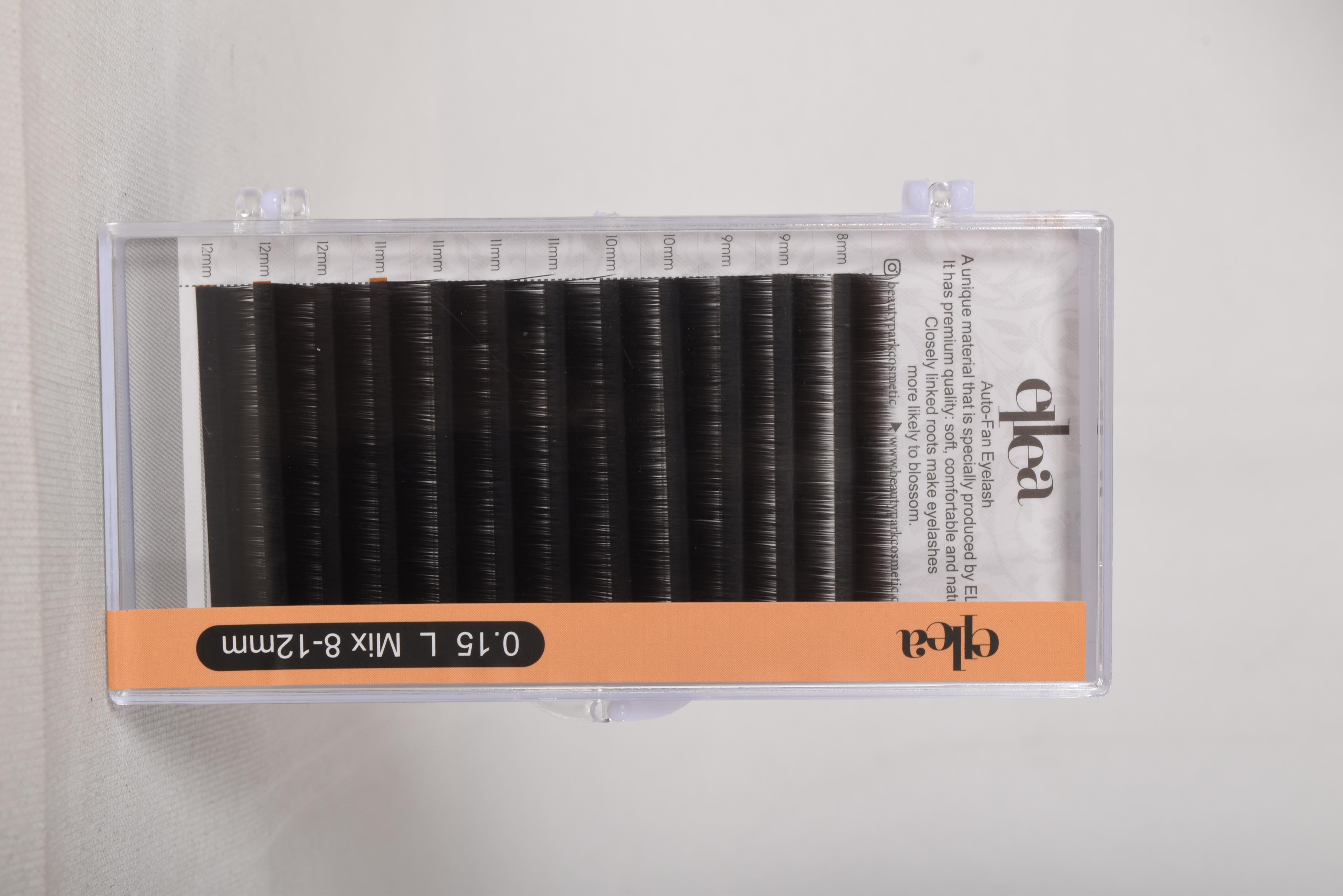 KOYU KAHVE İPEK KİRPİK 0.15 KALINLIK D KIVRIM 8-9-10-11-12 MM UZUNLUK MİX KUTU 