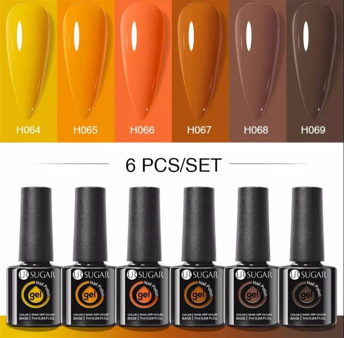 UR SUGAR 6LI KALICI OJE SETİ 013