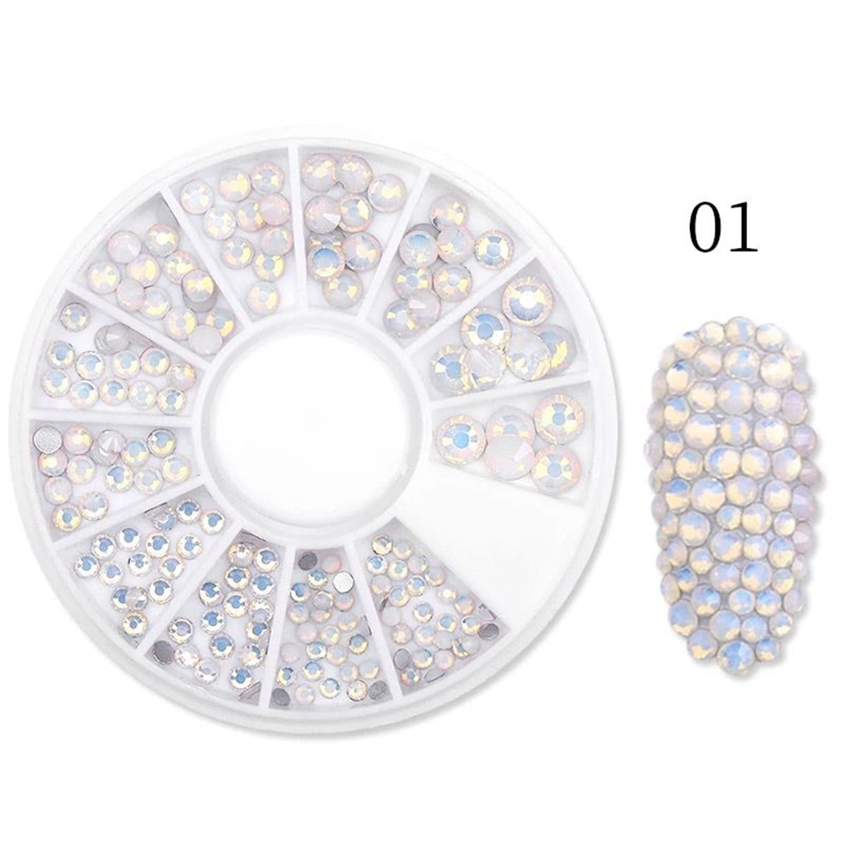 UR SUGAR WHİTE BEYAZ SWAROVSKİ SÜSLEME TAŞ SETİ