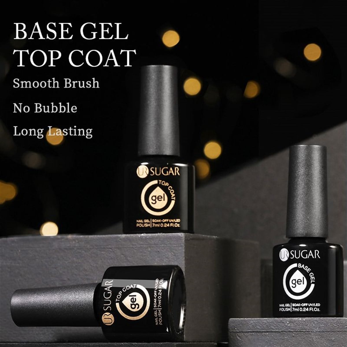 URSUGAR BASE GEL & TOP GEL SET 