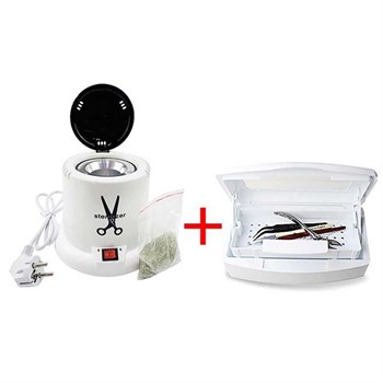 ELLEA NAİL 100 W MINI STERILIZASYON MAKİNESİ KURU SİSTEM VE ASANSÖRLÜ STERİL KUTU SETİ 