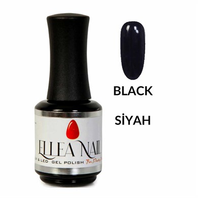 ELLEA NAIL PROFESYONEL KALICI OJE SERİSİ SİYAH