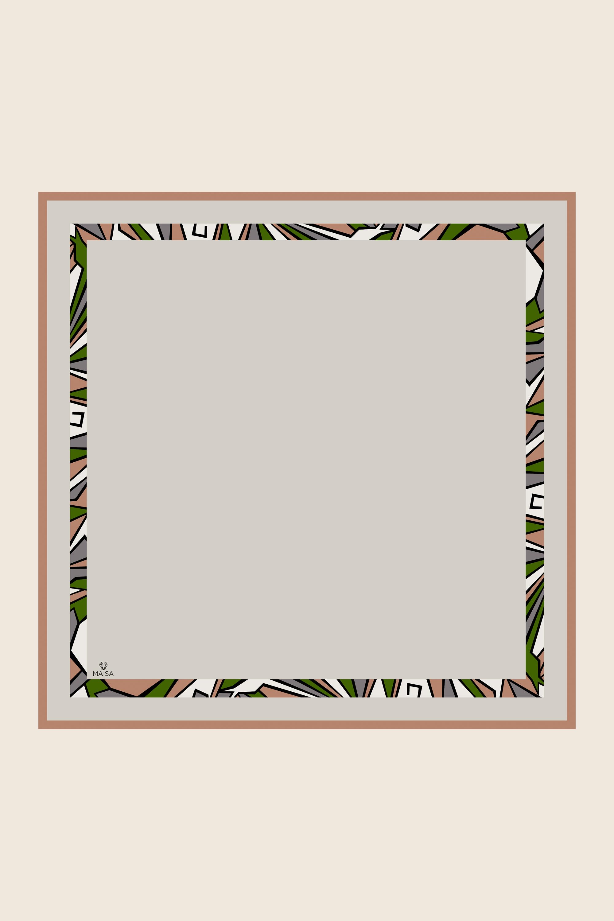 ADEN MULBERRY İPEK EŞARP 90*90 CM - BEJ