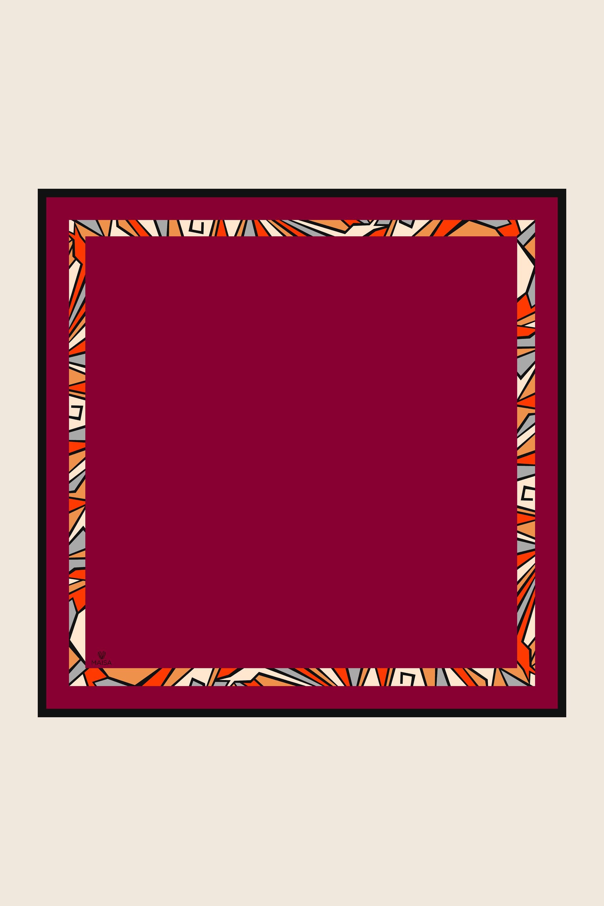 ADEN MULBERRY İPEK EŞARP 90*90 CM - FUŞYA