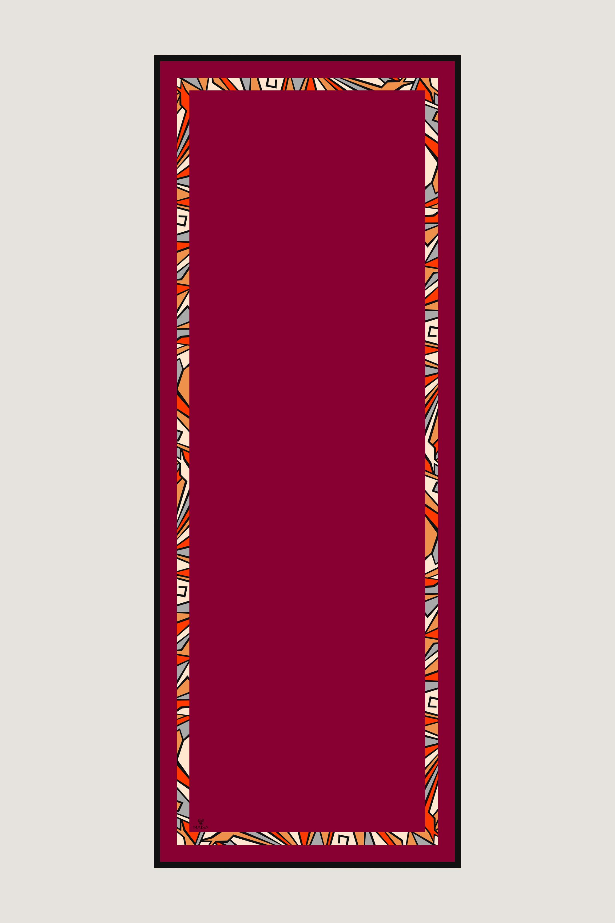 ADEN PAMUK İPEK ŞAL 70*190 CM - FUŞYA