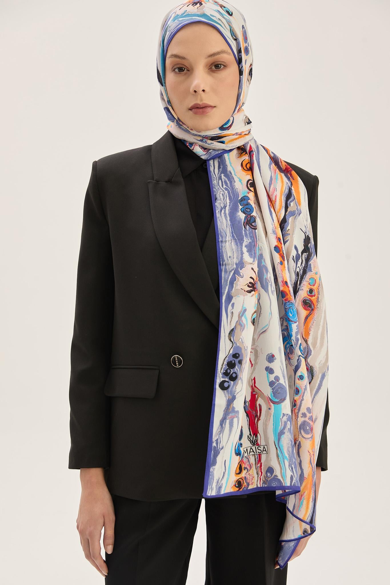 ALAZ FLOŞ VİSKON 70*190CM ŞAL - LEYLAK 