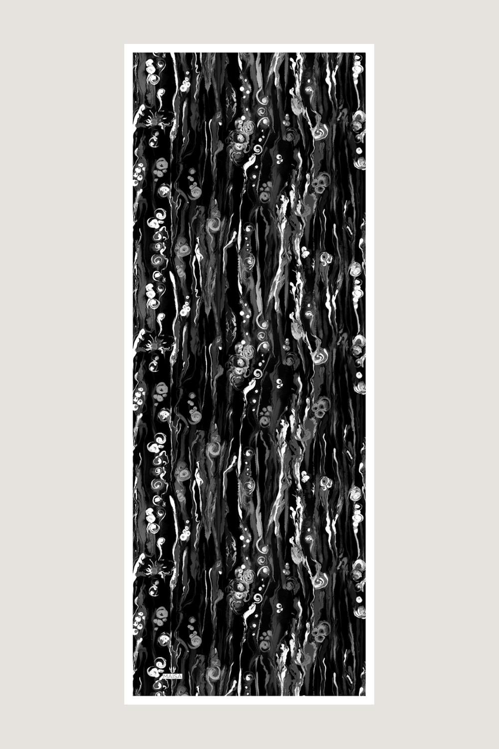 ALAZ FLOŞ VİSKON 70*190CM ŞAL - SİYAH 