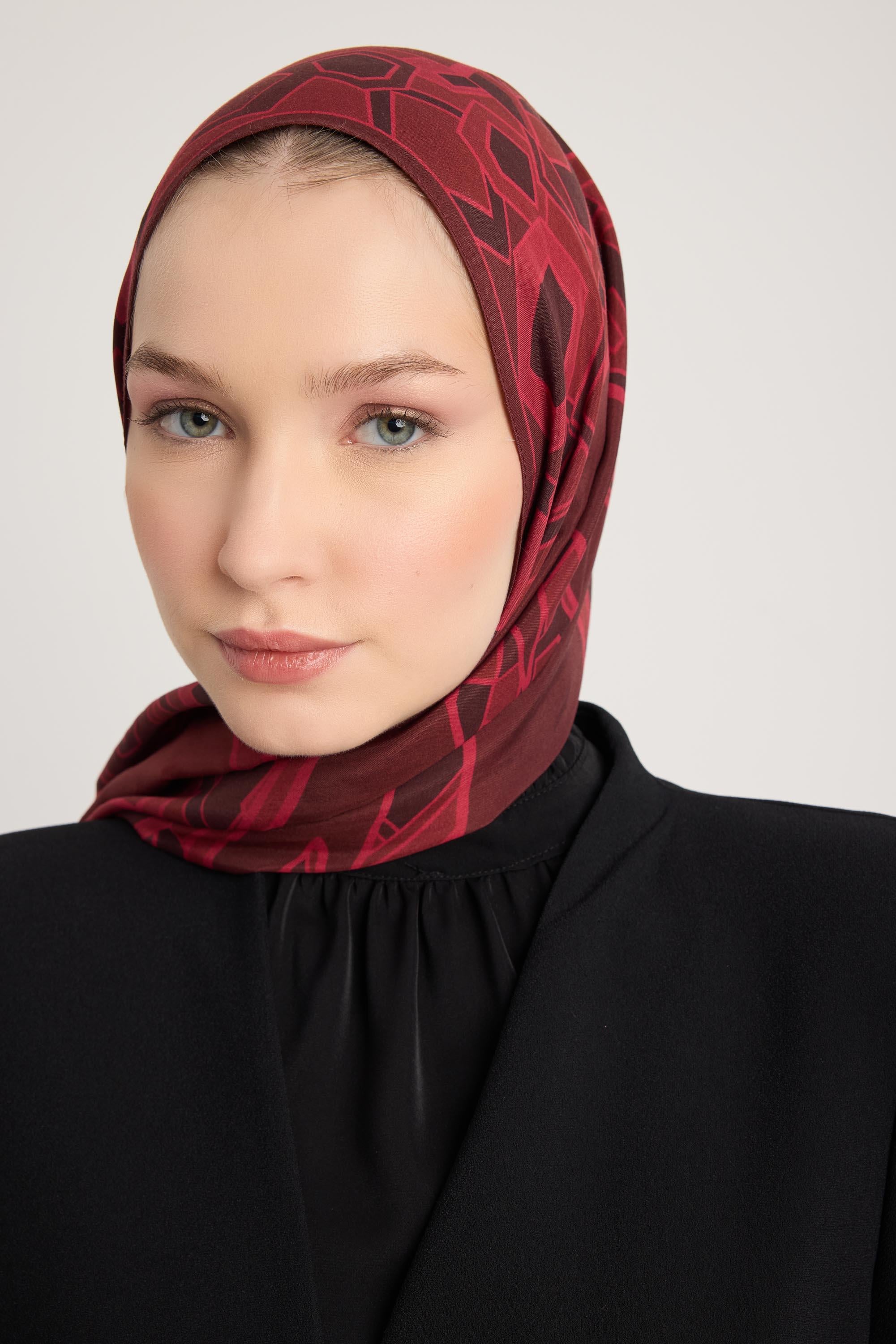 ALEV FLOŞ VİSKON ŞAL 70*190 CM - MÜRDÜM