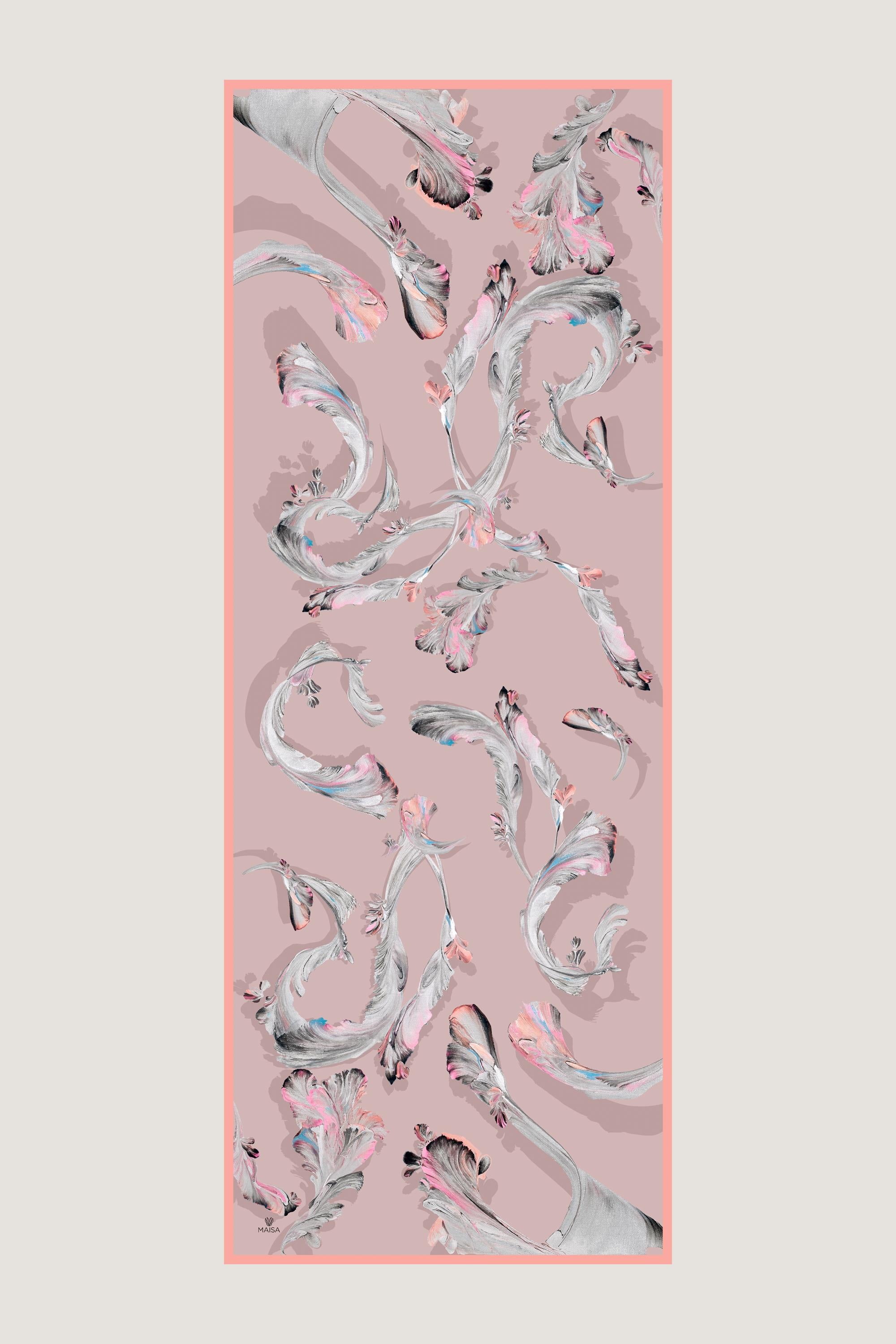 ANİ PAMUK İPEK ŞAL 70*190 CM - PEMBE