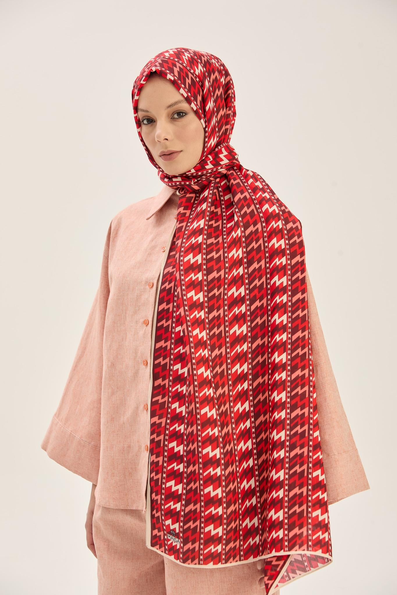 ARF FLOŞ VİSKON 70*190CM ŞAL - BORDO 