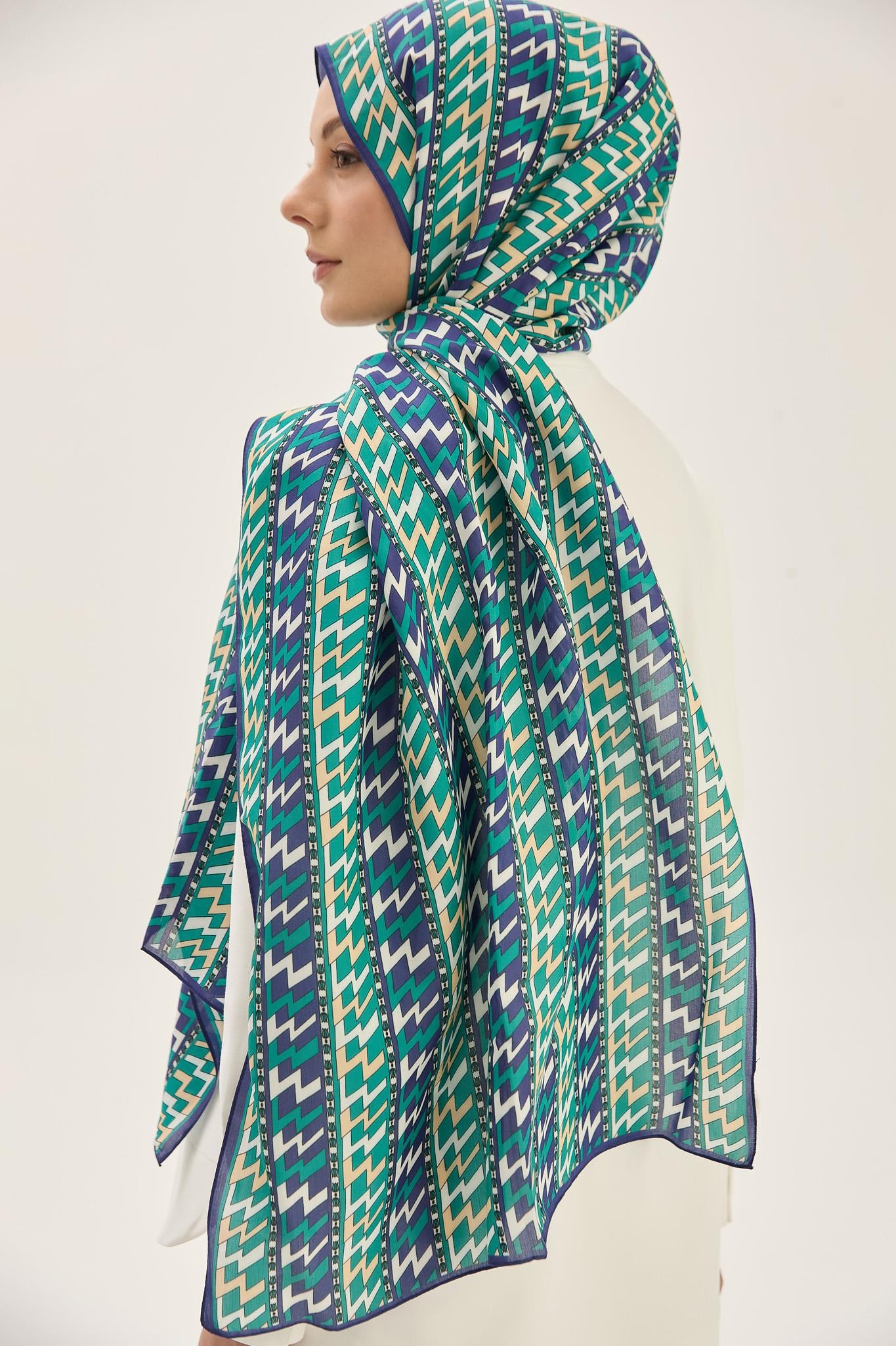 ARF FLOŞ VİSKON 70*190CM ŞAL - MORCİVERT 