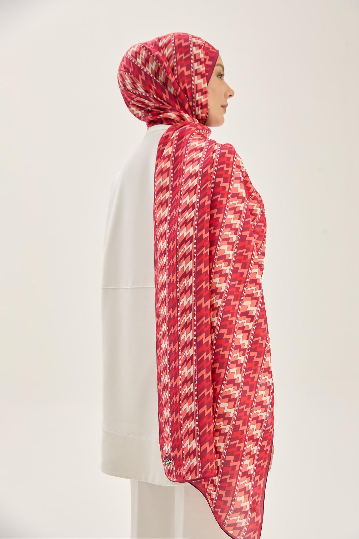 ARF FLOŞ VİSKON 70*190CM ŞAL - VİŞNE 