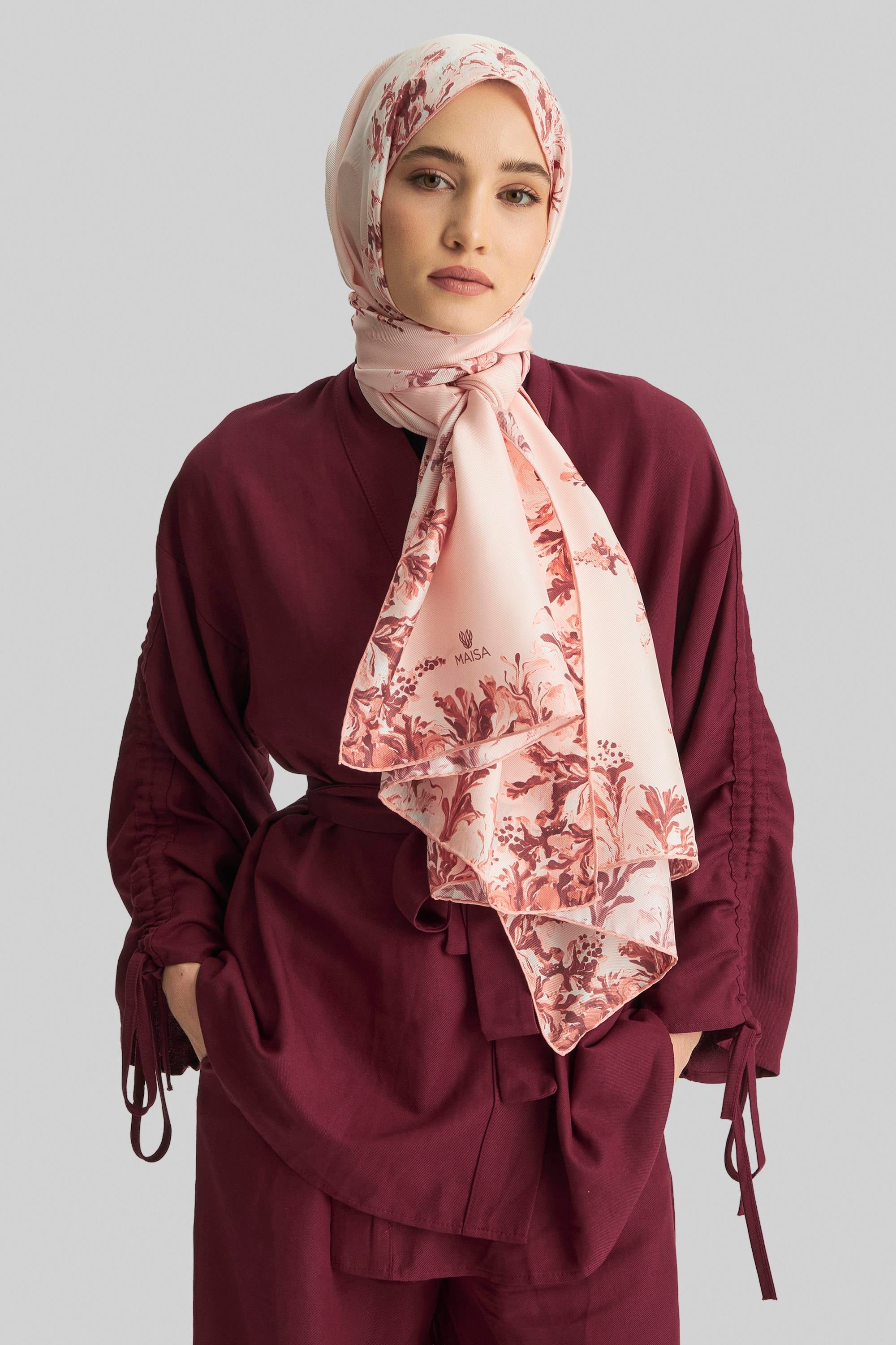 BURCU MULBERRY İPEK ŞAL 70*190 CM - SOMON