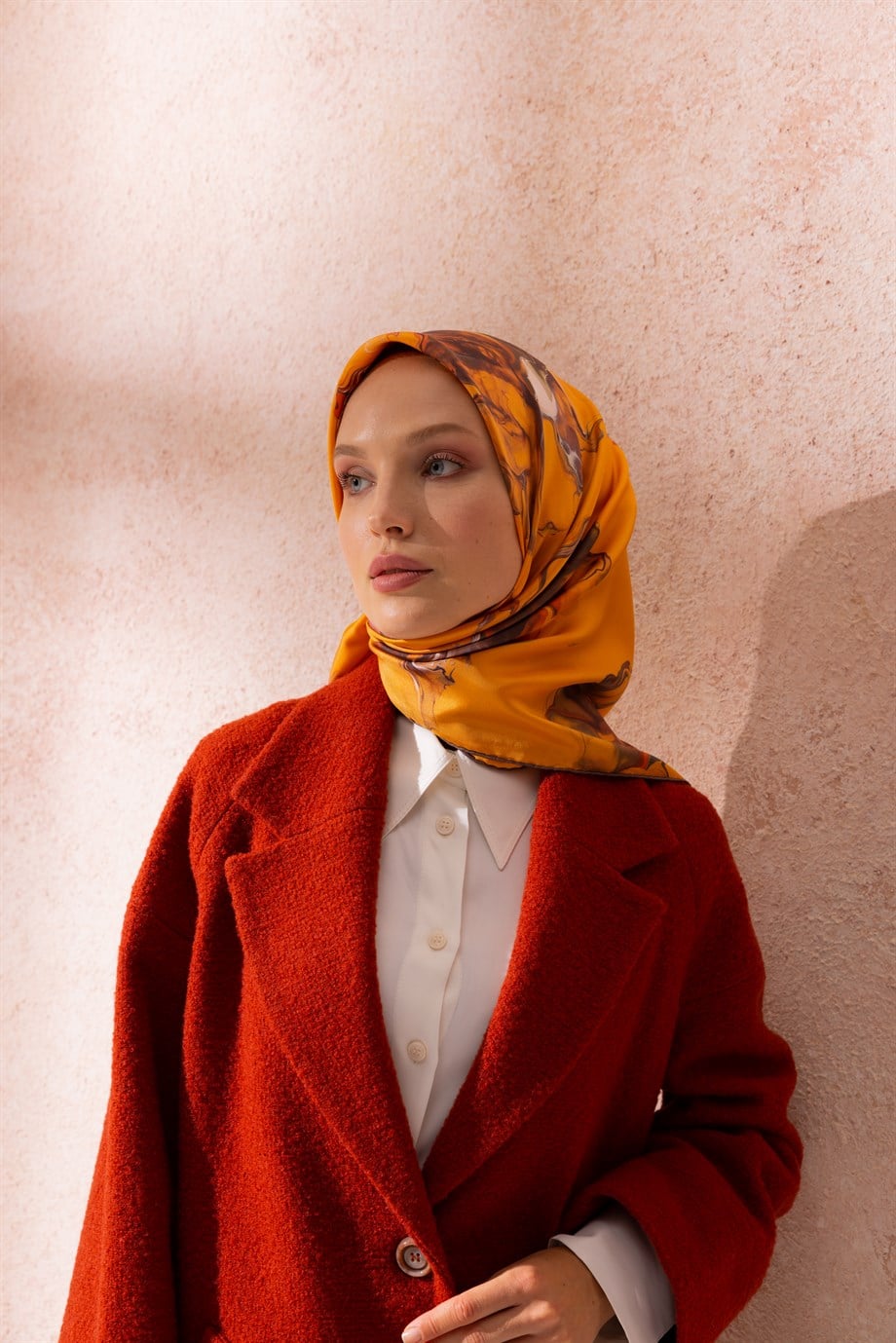 ÇİL İPEK EŞARP 90x90