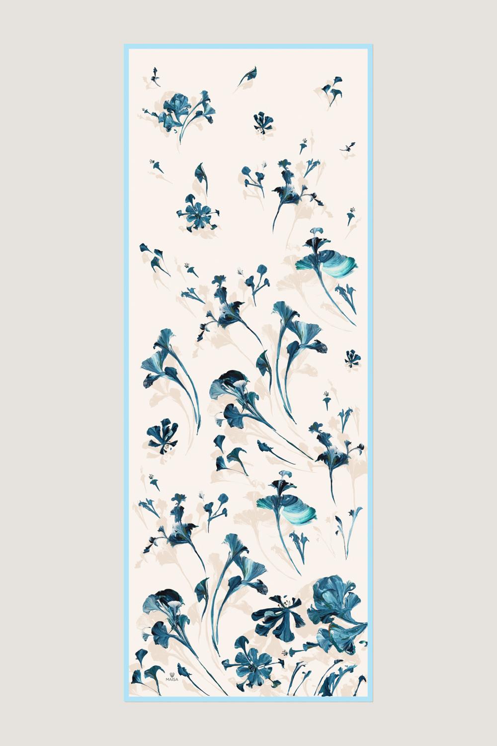EFLİN MULBERRY İPEK ŞAL 70*190 CM - AÇIK BEJ